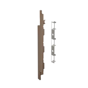 Keralit Eindkap voor 2815 rechts (5 stuks) - Natuur eiken (per stuk)