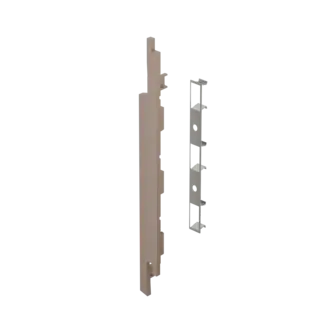 Keralit Eindkap voor 2815 rechts (5 stuks) - Taupe eiken