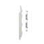 Keralit Eindkap voor 2815 rechts (5 stuks) - Crème (per stuk)
