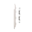Keralit Eindkap voor 2815 rechts (5 stuks) - Sandcream (per stuk)