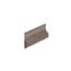 Keralit Trim / kraal ventilerend aansluitprofiel 17 mm – Bruingrijs (1 x 600 cm)