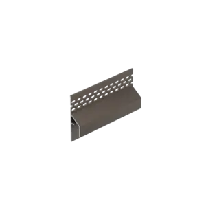 Keralit Trim / kraal ventilerend aansluitprofiel 17 mm - Kwartsgrijs (1 x 600 cm)