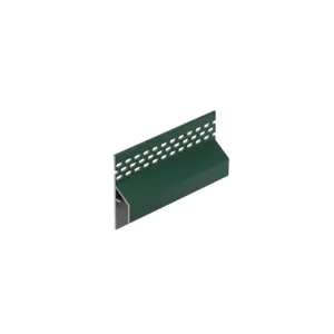 Keralit Trim / kraal ventilerend aansluitprofiel 17 mm - Mosgroen (1 x 600 cm)