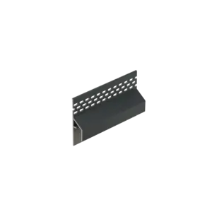 Keralit Trim / kraal ventilerend aansluitprofiel 17 mm - Antraciet (1 x 600 cm)