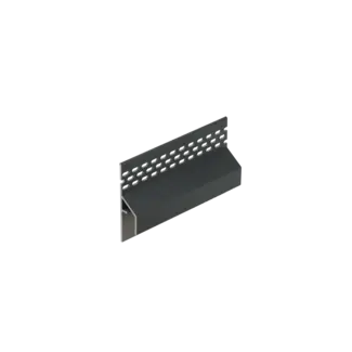 Keralit Trim / kraal ventilerend aansluitprofiel 17 mm - Antraciet