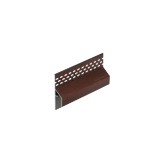 Keralit Trim / kraal ventilerend aansluitprofiel 17 mm - Mahonie