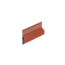 Keralit Trim / kraal ventilerend aansluitprofiel 17 mm - Steenrood (1 x 600 cm)