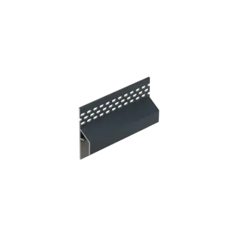 Keralit Trim / kraal ventilerend aansluitprofiel 17 mm - Monumentenblauw