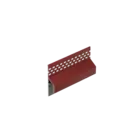 Keralit Trim / kraal ventilerend aansluitprofiel 17 mm - Wijnrood