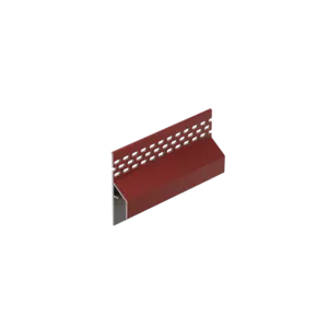Keralit Trim / kraal ventilerend aansluitprofiel 17 mm - Wijnrood (1 x 600 cm)