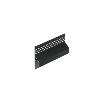Keralit Trim / kraal ventilerend aansluitprofiel 17 mm - Monumentengroen
