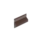 Keralit Trim / kraal ventilerend aansluitprofiel 17 mm - Bruin eiken