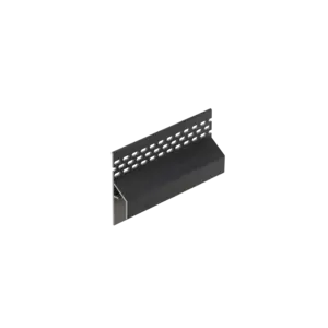 Keralit Trim / kraal ventilerend aansluitprofiel 17 mm - Zwart eiken (1 x 600 cm)