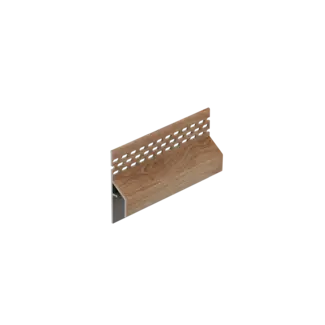 Keralit Trim / kraal ventilerend aansluitprofiel 17 mm - Natuur eiken