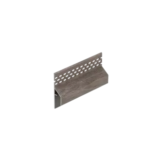 Keralit Trim / kraal ventilerend aansluitprofiel 17 mm - Taupe eiken