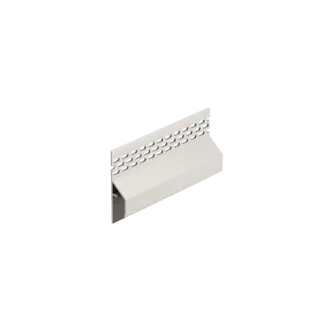 Keralit Trim / kraal ventilerend aansluitprofiel 17 mm - Wit