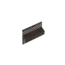 Keralit Trim / kraal ventilerend aansluitprofiel 17 mm - Donkerbruin (1 x 600 cm)