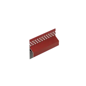 Keralit Trim / kraal ventilerend aansluitprofiel 17 mm - Rood (1 x 600 cm)