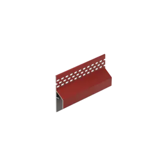 Keralit Trim / kraal ventilerend aansluitprofiel 17 mm - Rood