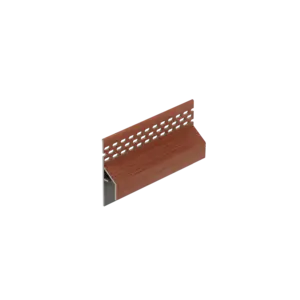 Keralit Trim / kraal ventilerend aansluitprofiel 17 mm - Californian Redwood (1 x 600 cm)