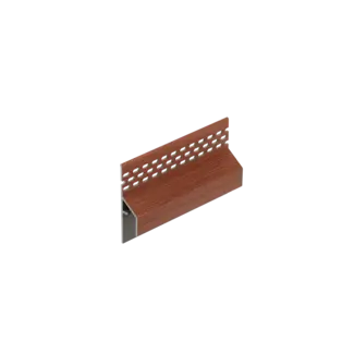 Keralit Trim / kraal ventilerend aansluitprofiel 17 mm - Californian Redwood