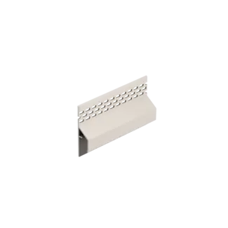 Keralit Trim / kraal ventilerend aansluitprofiel 17 mm - Sandcream