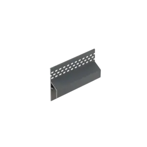 Keralit Trim / kraal ventilerend aansluitprofiel 17 mm - Dustgrey (1 x 600 cm)