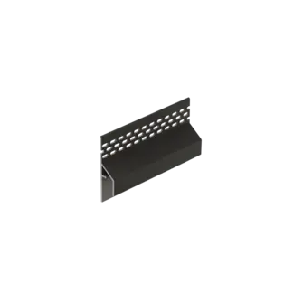 Keralit Trim / kraal ventilerend aansluitprofiel 17 mm - Nightblack
