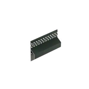 Keralit Trim / kraal ventilerend aansluitprofiel 17 mm - Timbergreen (1 x 600 cm)