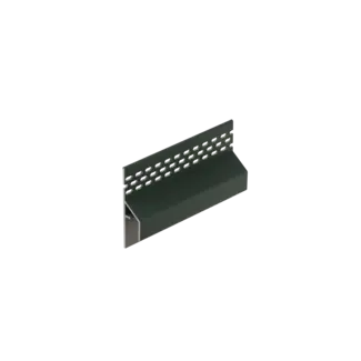Keralit Trim / kraal ventilerend aansluitprofiel 17 mm - Timbergreen