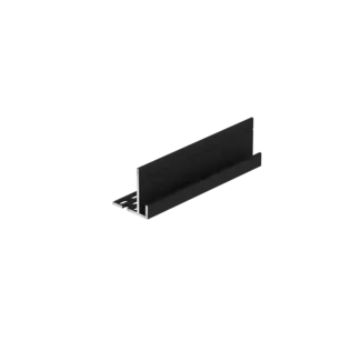 Keralit Inhaak startprofiel 22 mm ventilatie - Zwart