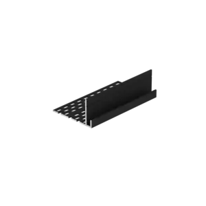 Keralit Inhaak startprofiel 50 mm ventilatie - Zwart (1 x 400 cm)