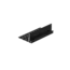 Keralit Inhaak startprofiel 50 mm ventilatie - Zwart (1 x 400 cm)