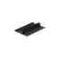 Keralit Tweezijdig ventilatieprofiel - Zwart (1 x 400 cm)