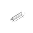 Keralit Startprofiel horizontaal 22 mm ventilatie - Zwart (1 x 400 cm)
