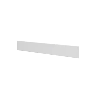 Novaboard Stone Eindkap 400 mm (vlak) - Wit