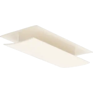 Heering H-verbindingprofiel 10 mm - Crème (1 x 600 cm)