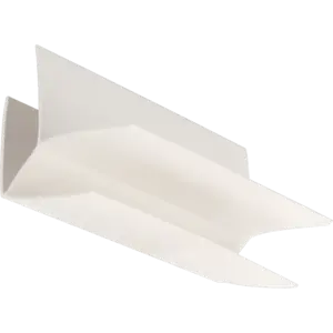 Heering Uitwendig hoekverbindingprofiel 10 mm - Verkeerswit (1 x 600 cm)