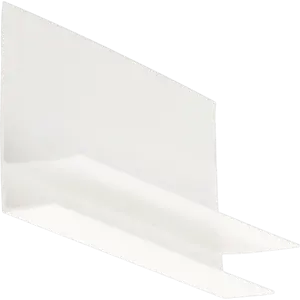 Heering Afdekgevellijst 10 mm - Verkeerswit (1 x 600 cm)