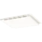Heering Sponningschroot 100 x 10 mm - Verkeerswit