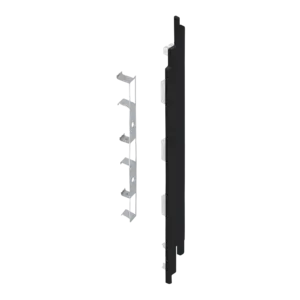 Keralit Eindkappen 2819 rechts incl. connector (5 stuks) – Grafietzwart (per stuk)