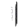 Keralit Eindkappen 2819 rechts incl. connector (5 stuks) – Grafietzwart (per stuk)