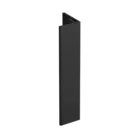 Keralit Verlengd eindprofiel 17x44 mm – Grafietzwart