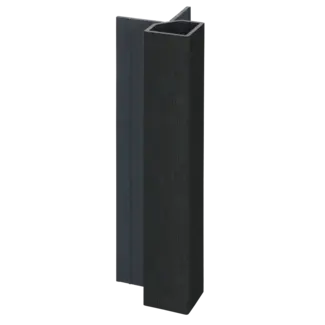 Keralit Uitwendig hoekprofiel 32x32 mm - Grafietzwart