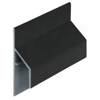 Keralit Trim / kraal aansluitprofiel 17 mm - Grafietzwart
