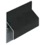 Keralit Trim / kraal aansluitprofiel 17 mm - Grafietzwart (1 x 600 cm)