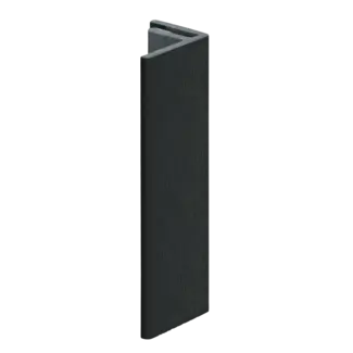 Keralit Eindprofiel 17 mm – Grafietzwart
