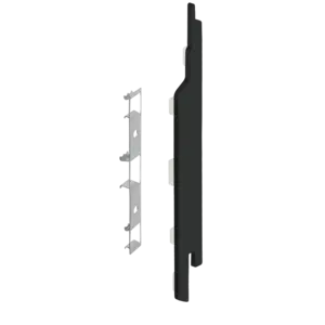 Keralit Eindkappen 2814 rechts incl. connector (5 stuks) - Grafietzwart (per stuk)