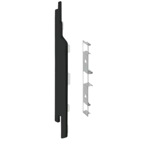 Keralit Eindkappen 2814 links incl. connector (5 stuks) - Grafietzwart (per stuk)