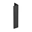 Keralit Verlengd eindprofiel 17x44 mm - Zwart (1 x 400 cm)